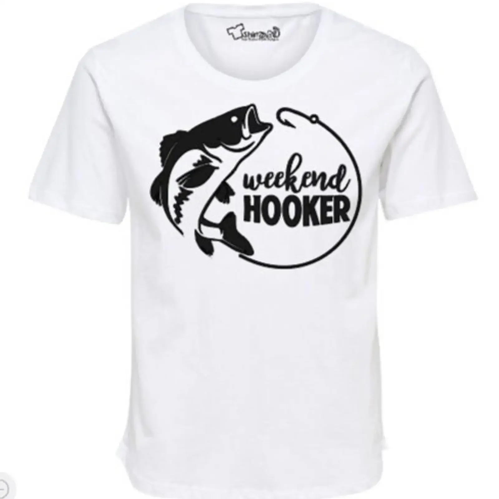 T Shirt Weekend Hooker Fishing vintage Washed Stylish Unisex Casual streetwear Breathable graphic homme Stretched