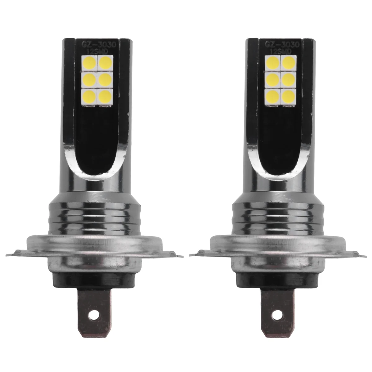 2Pcs H7 LED Headlight Conversion 6W 1000LM 6000K Error Free Canbus Bulb