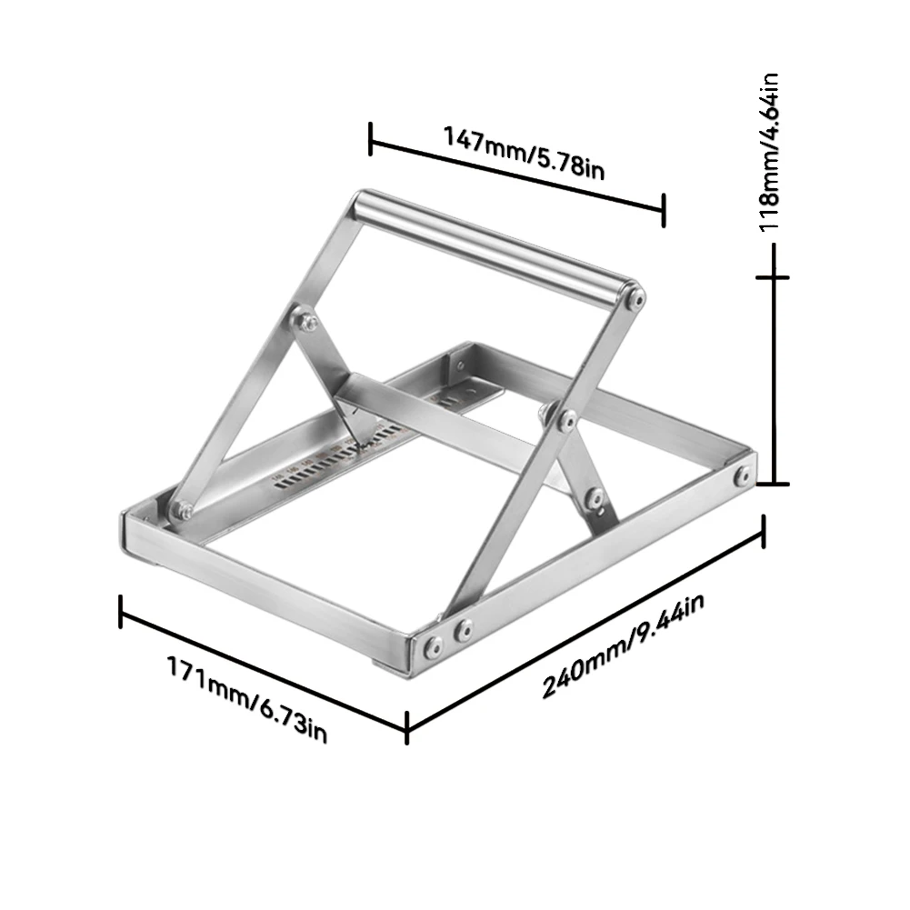 Folding Metal Support Stand Foldable Portable Sturdy Metal Shelf Bracket Shelves Power Tool Accessories