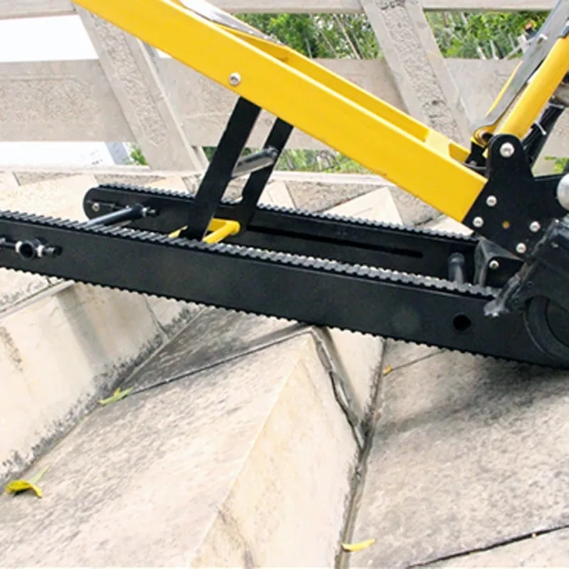 DB-DD-PLJ خزان نوع للطي درج متسلق سبائك الألومنيوم الإطار الزاحف الكهربائية درج متسلق لتحميل أدوات التفريغ 220 فولت #6