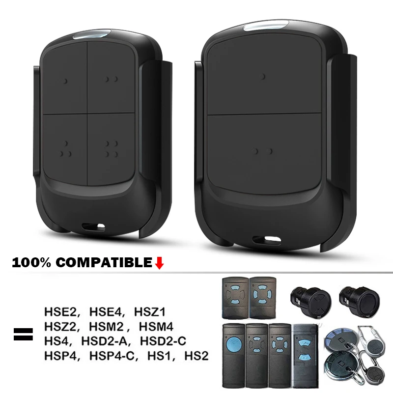 클론 전기 게이트 리모컨 868MHz (HSM2 HSM4 HSE4 HSE2 HS2 HS4 차고 게이트 리모컨 868.35MHz 핸드 송신기)