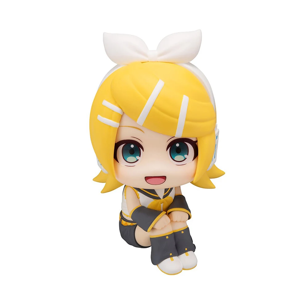 Original MegaHouse Look up Kagamine Rin Kagamine Len Actionfigur 11CM Q-Version Anime Peripheriegeräte Sammeln Sie Modell Cartoon Geschenk