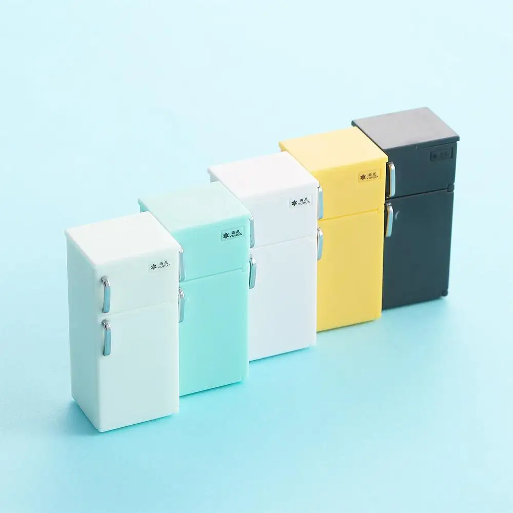 Furniture Pretend Play Toy 1:12 Dollhouse Miniature Simulation Refrigerator Dollhouse Accessories Doll House Decoration