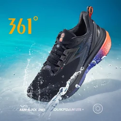 361 Degrees NEW Rainblock 7.0 Anti Splash Rainproof Running Shoes Technology Night Reflective Cushioning Man Sneakers 572342228