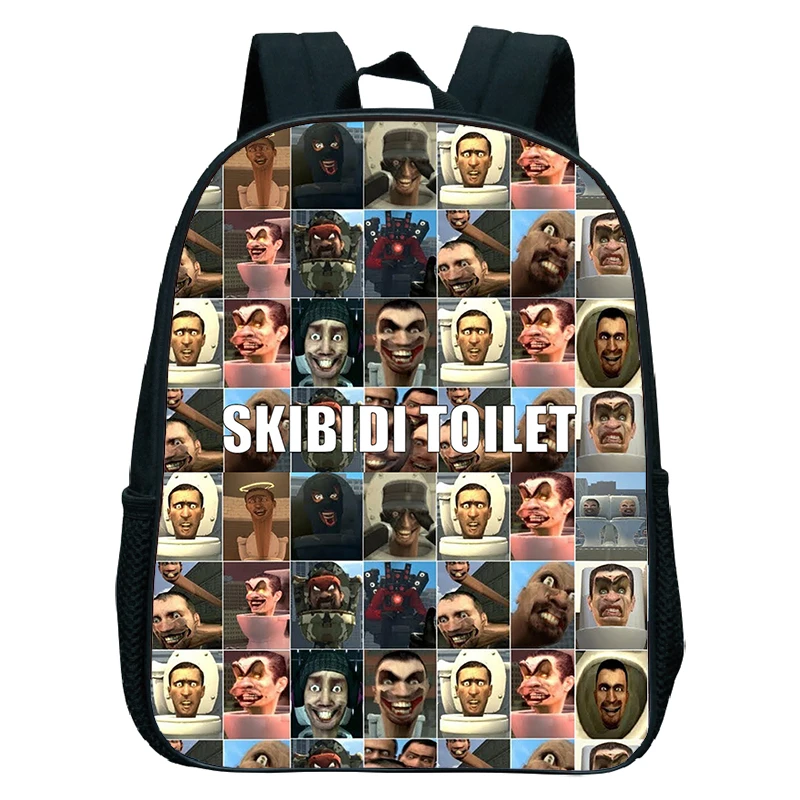 Titan Speakerman Print Backpacks Boys Girls Kindergarten School Bags Children Game Skibidi Toilet Rucksack Kids Bookbag Mochila