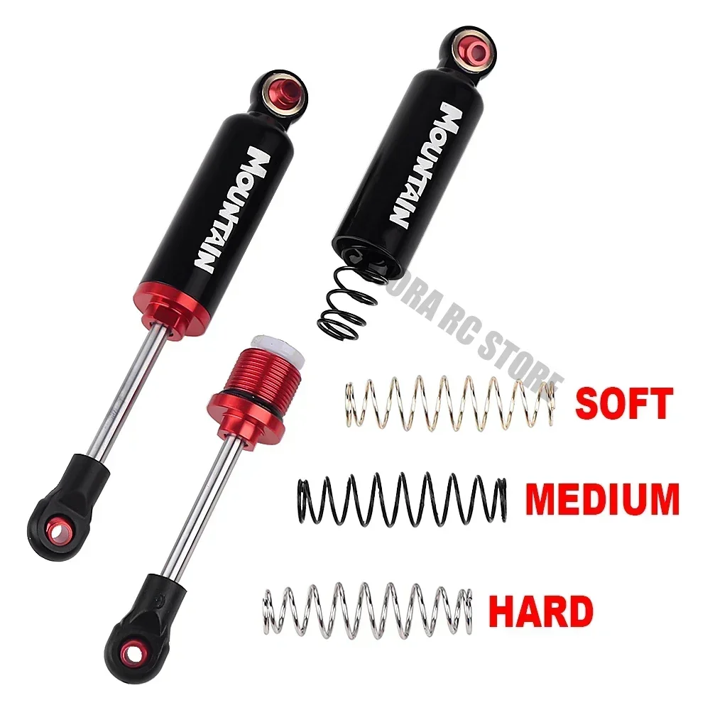 2PCS Metal Shock Absorber Damper Built-in Spring 90/100/110/120mm for 1/10 RC Rock Crawler&Truck Axial SCX10 TRX-4 D90 Redcat