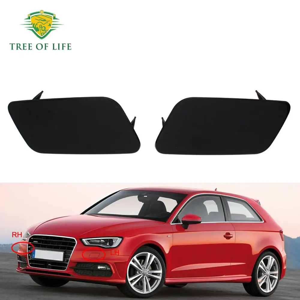 

For Audi A3 Sportback 2012 2013 2014 2015 2016 Front Bumper Headlight Washer Spray Cleaning Actuator Cover 8V5955275 8V5955276