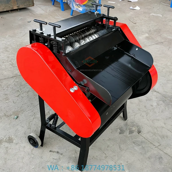 

Sales in Manufacturing Machine BS-AC60 Electric Wire Stripper Cable Stripping Machine with Round Blades for