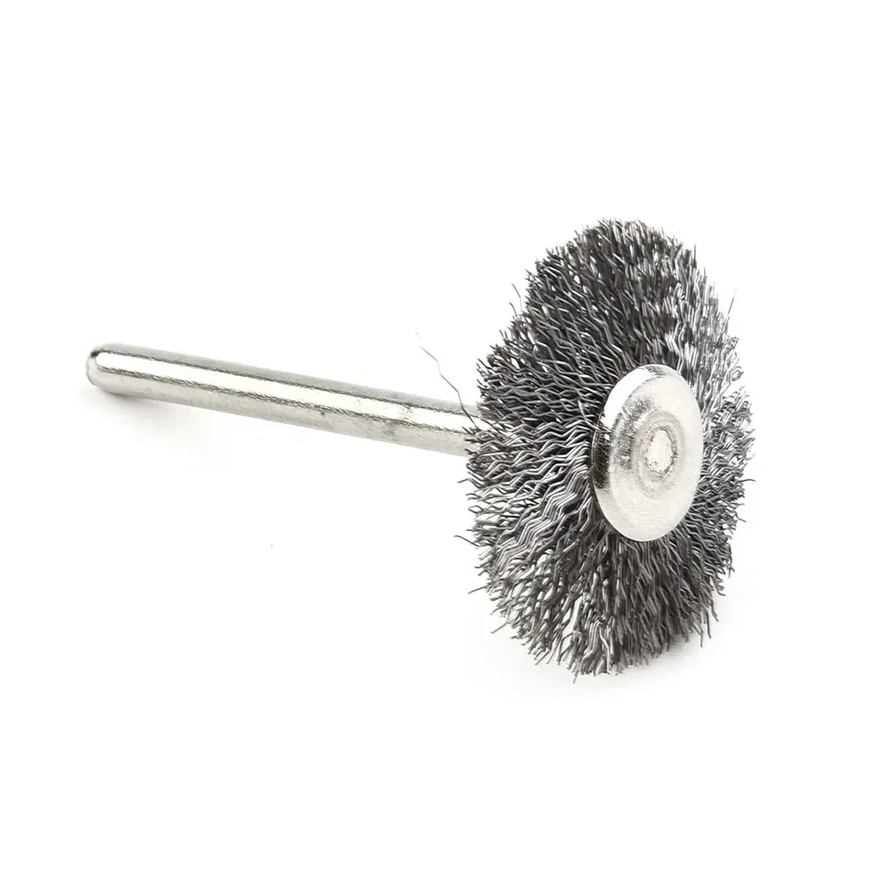 Accessories Wire Brush Kit Silver High Quality Parts Polishing Power Tools Set T-shaped Wheel Brushes 10 Pcs 22mm