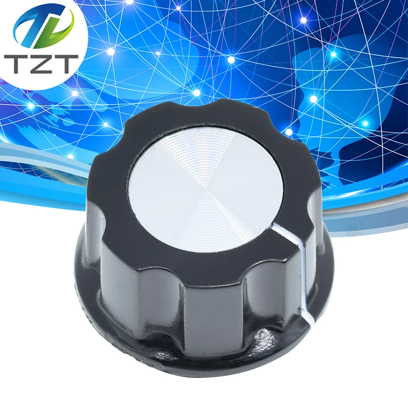 TZT MF-A03 RV24YN20S Potentiometer Knob Cap Inner 6.4mm Rotary Switch Bakelite Knob WH118 WX050 Potentiometer Switch