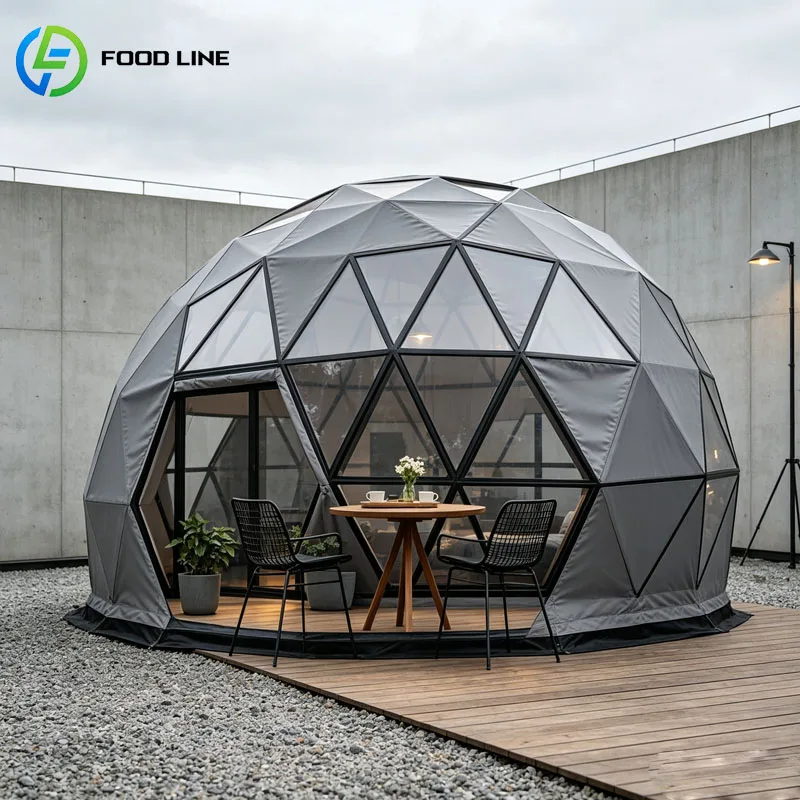 Dome House Luxury Outdoor Glamping Tent Resort Cabin Garden Camping Villa Customized