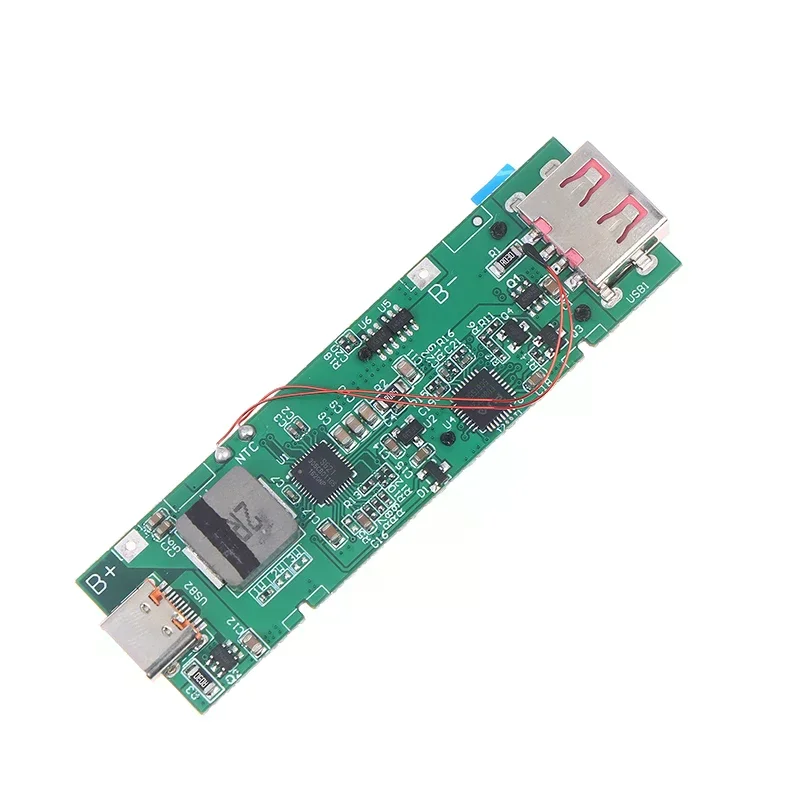 22.5 واط وحدة شحن سريع TFT شاشة ملونة رقمية لتقوم بها بنفسك قوة البنك عدة 21700 علبة البطارية شحن سريع طاقة صغيرة محمولة #3