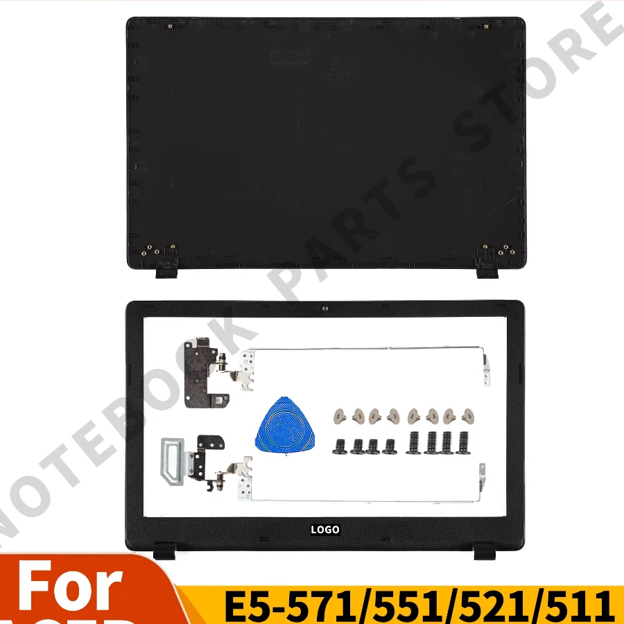 New Cover For E5-571 E5-551 E5-521 E5-511 E5-511G E5-551G E5-571G E5-531 LCD Back Cover/LCD Front Bezel/Hinges plastic parts