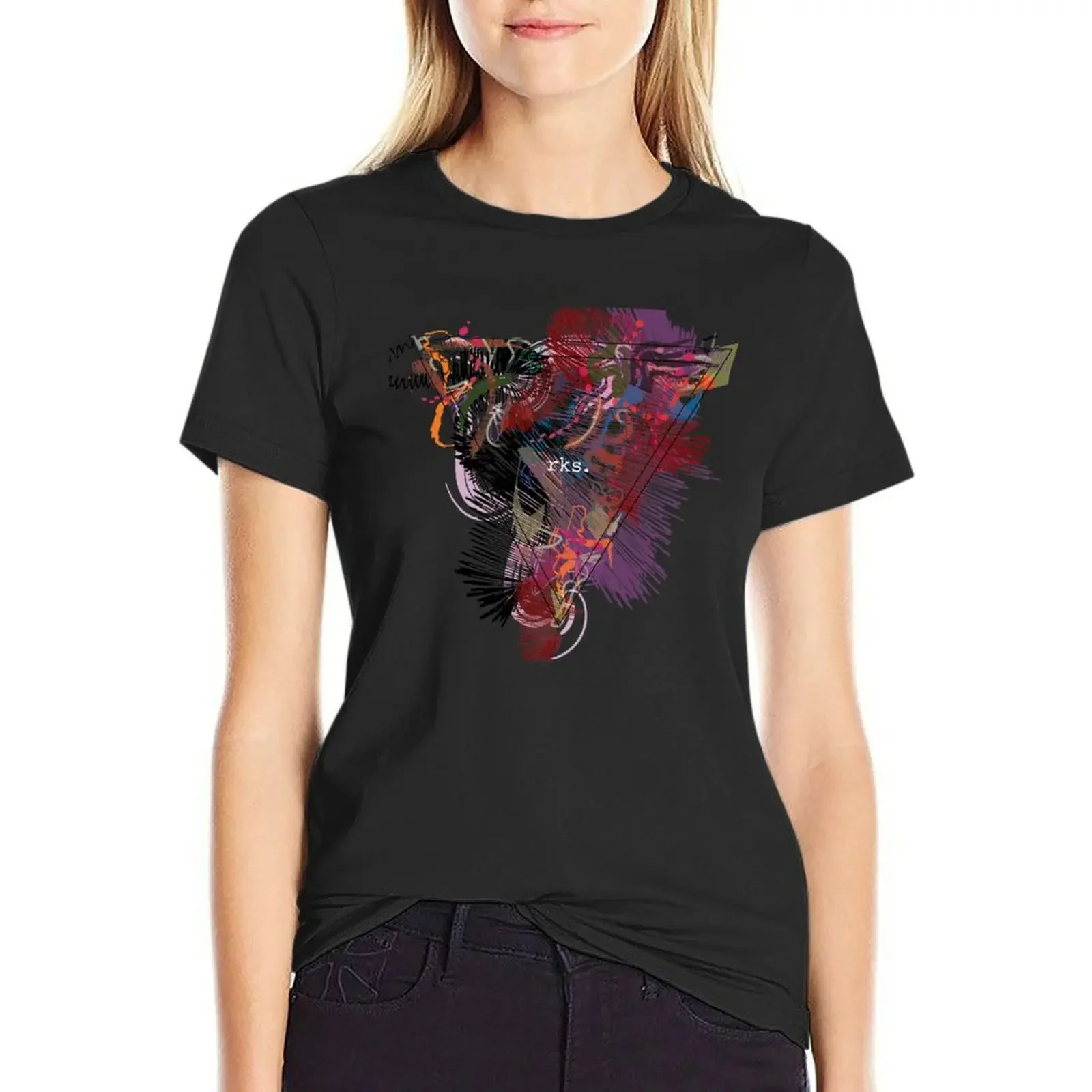 

Rainbow Kitten Surprise RKS Triangle T-Shirt customs design your own vintage clothes hippie clothes tshirts woman