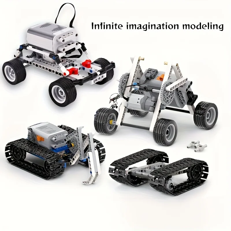 548pcs STEM Robotics Building Blocks Set, Technic Mechanical Gears Construction Kit, Educational Engineering MOC Bricks, Creativ