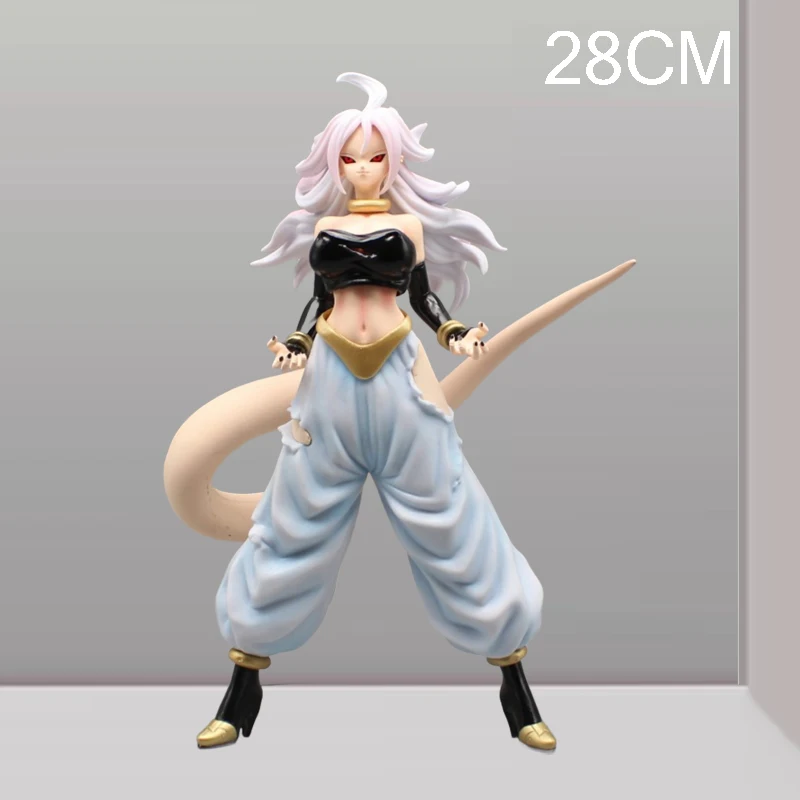 

28cm Dragon Ball Z Action Figure Android #21 Figure Sexy Majin Buu Figurine VOMI Statue Dbz Anime PVC Collection Desktop Toys