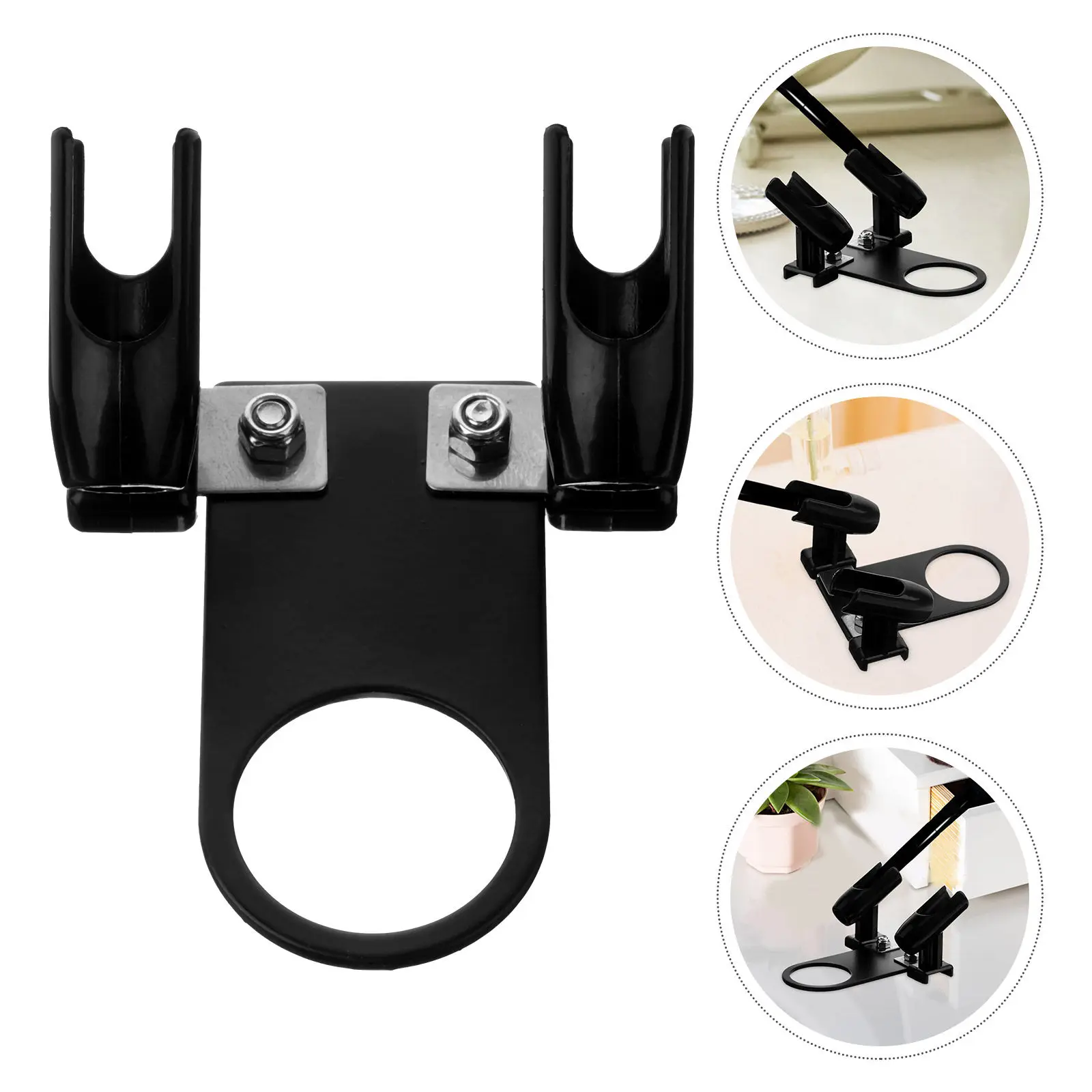 

Держатель для двух распылителей-карандашей из железа, подставка для аэрографа, устойчивая подставка для распылителей, органайзер для кистей для макияжа