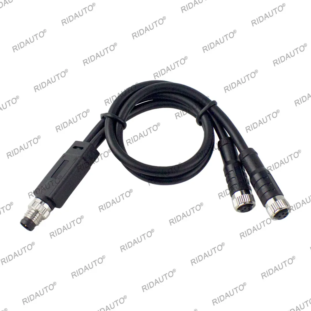 4 pins 300 mm Black IP67 additional sensors control M8 MultiControl Y-Splitter Cable Fit For Interroll Compatible MultiControl