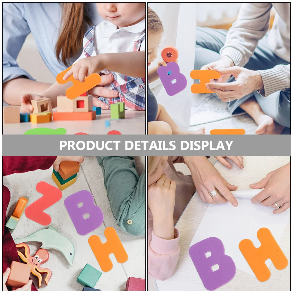 2 مجموعات إيفا رغوة أرقام الحروف حمام للأطفال طفل رسالة التعلم مجموعة ملصقات للأطفال الصغار الفصول الدراسية حوض الاستحمام الاستخدام وقت اللعب #1