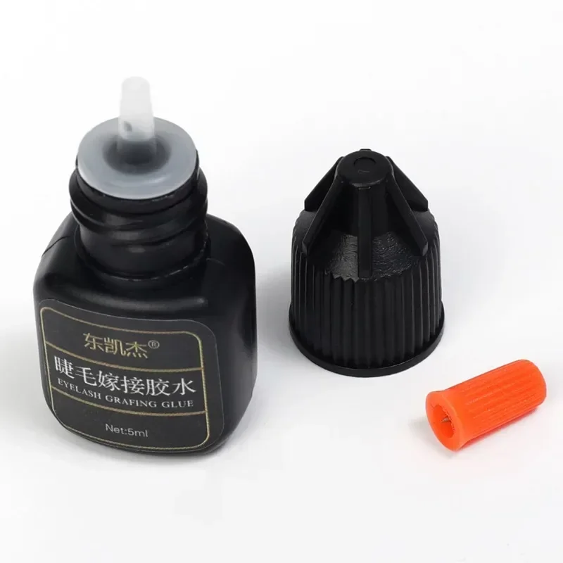 Semi-Permanent Grafted Eyelash Glue 5ml Black Waterproof Lasting No-irritant Quickily Drying False Eyelashes Glue Makeup Tools