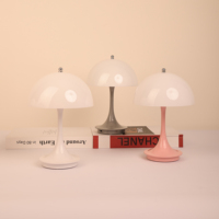 New Design Table Lamps 3 Colors Dimming ABS Portable LED Decoration for Night Light Simple Modern Rechargeable