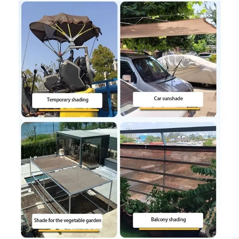 

R66A Breathable Shade Netting Sunblocks Mesh Cover Outdoor Cover for Patios Pergolas