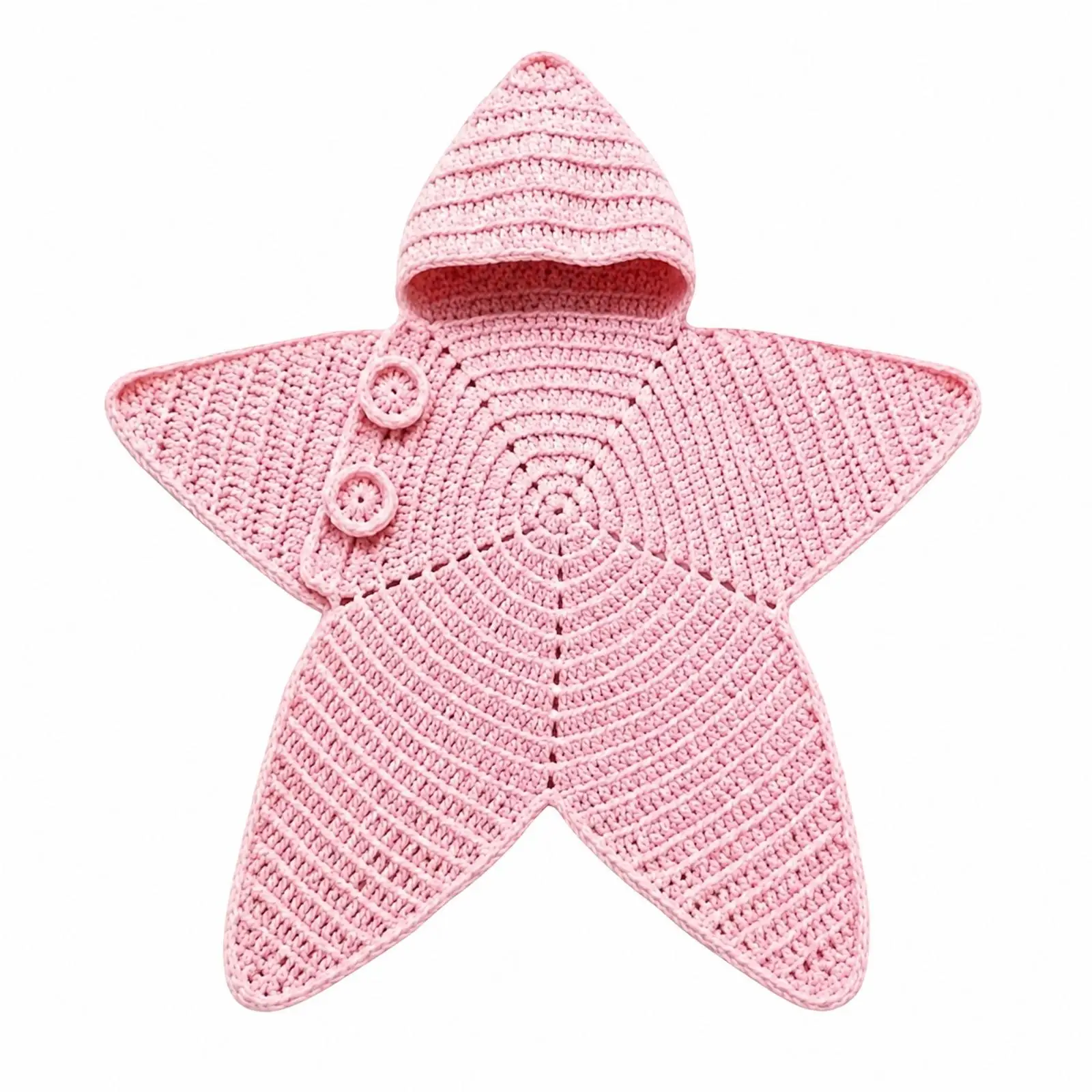 Whimsical Woolen Doll Dress with Button Front for 20cm Stuffed Animals Holiday Themed Play Clothes