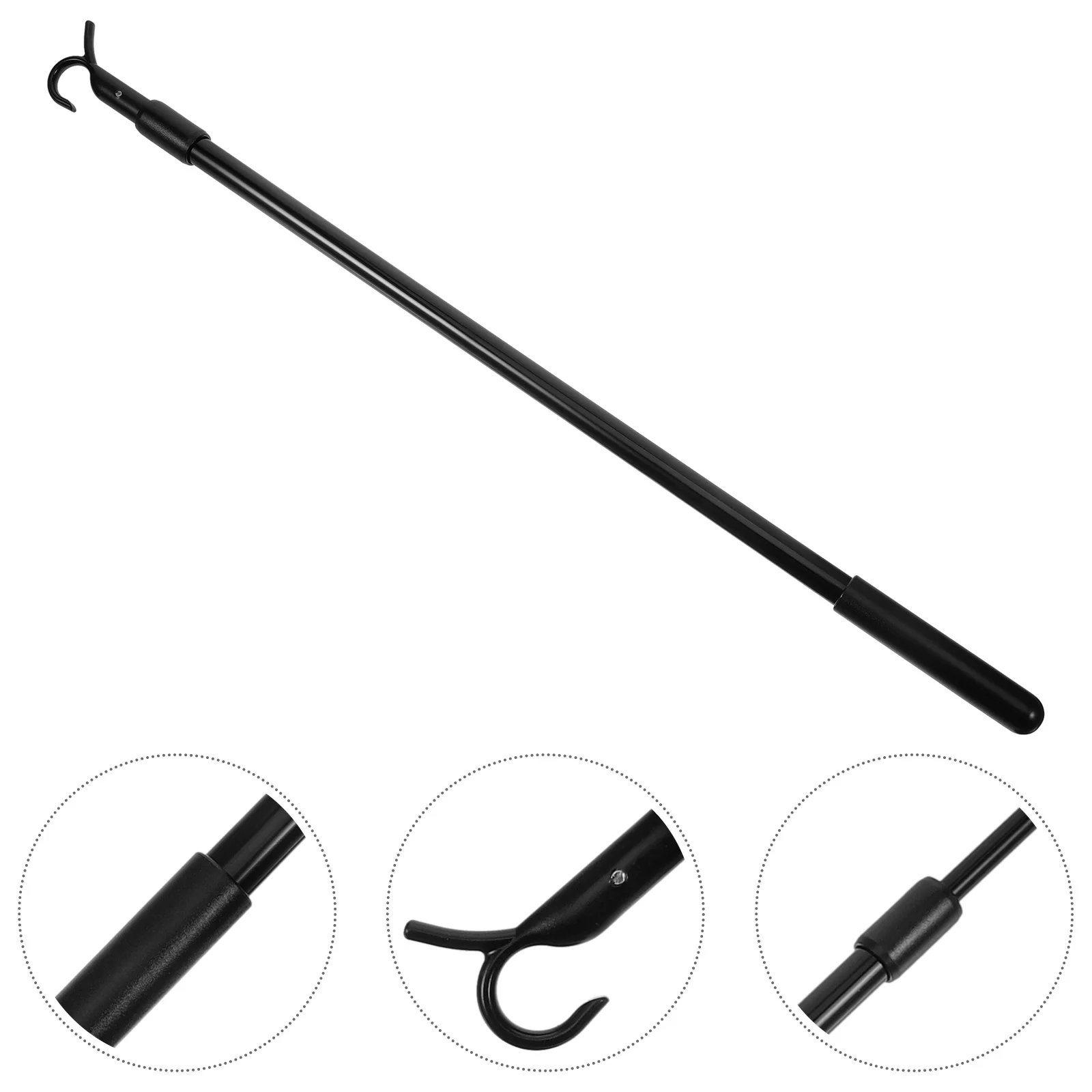 

Long Rod for Window Blind Tilt Curtain Retractable Rotary Blinds Rods Windows Black Stick