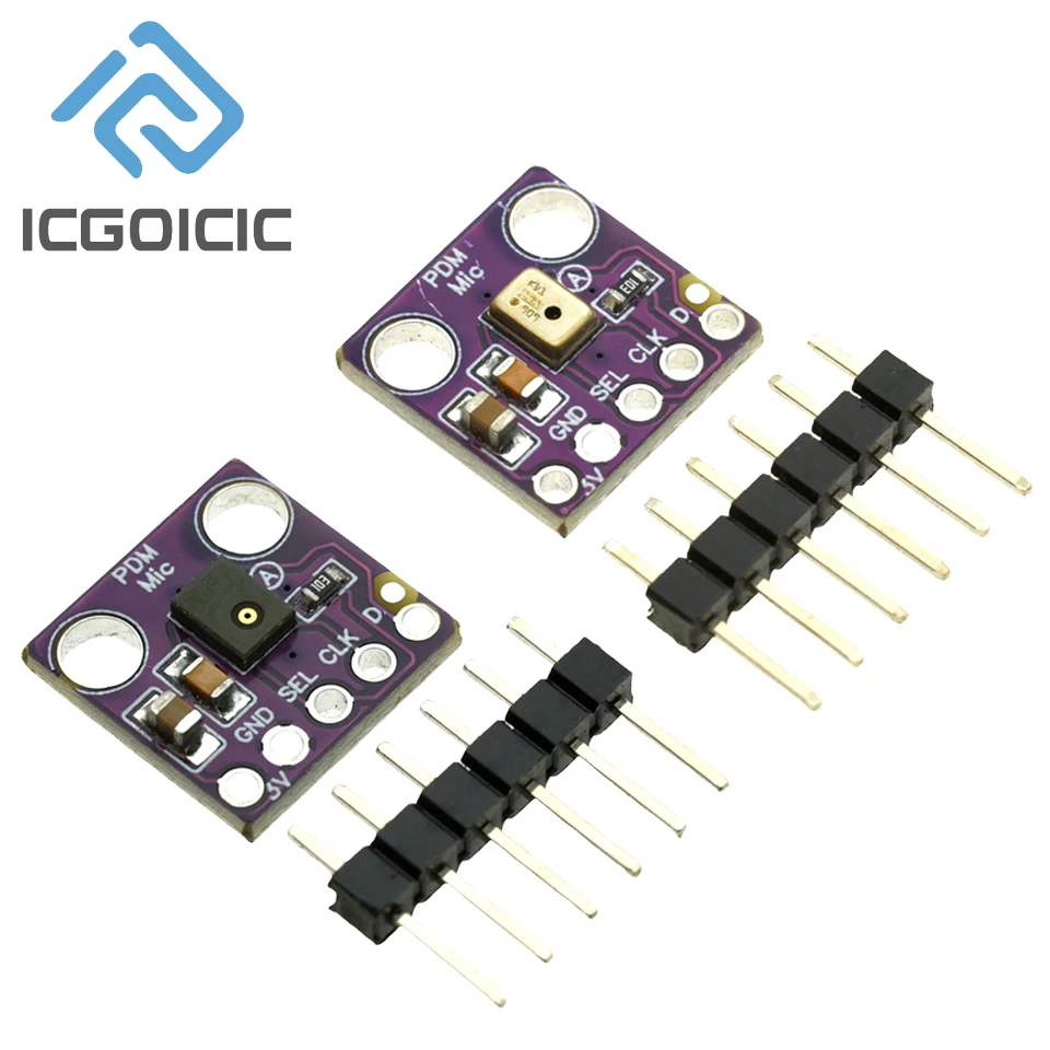 1PCS  MP34DT01/MP34DT05 PDM MEMS microphone module