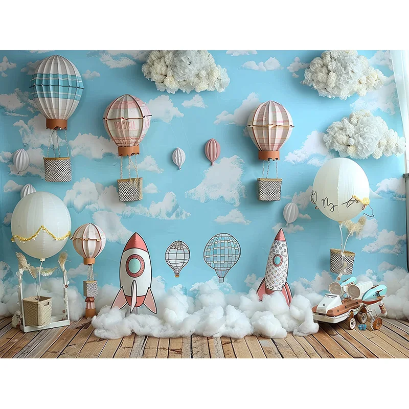 Rainbow Backdrops Adereços para Fotografia, Balões Coloridos Arco, Photo Background, Birthday Party, Unicórnio, Bebê Recém-nascido, DF-08