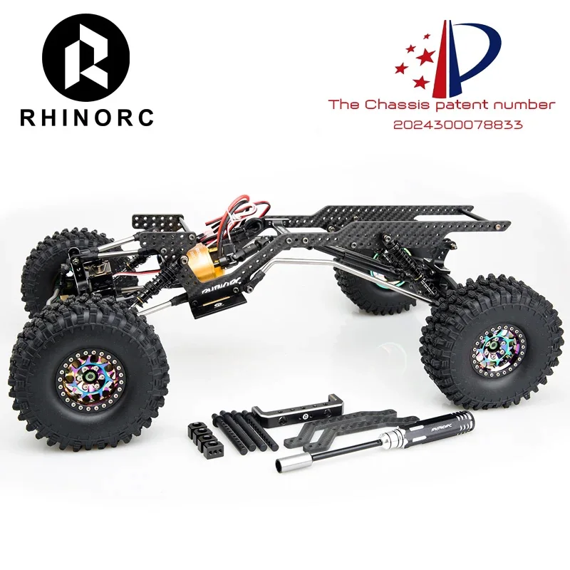 RhinoRC YUE LCG RC Crawler 1:10 RTR 80A ESC S12 Brushless Motor 45KG Servo