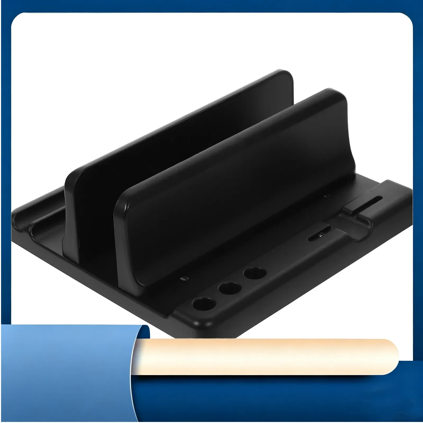 

2026 1Pcs Premium Plastic Laptop Stand Vertical Type Sturdy Wear-Resistant Portable Desktop Support For Gaming Streaming Worki