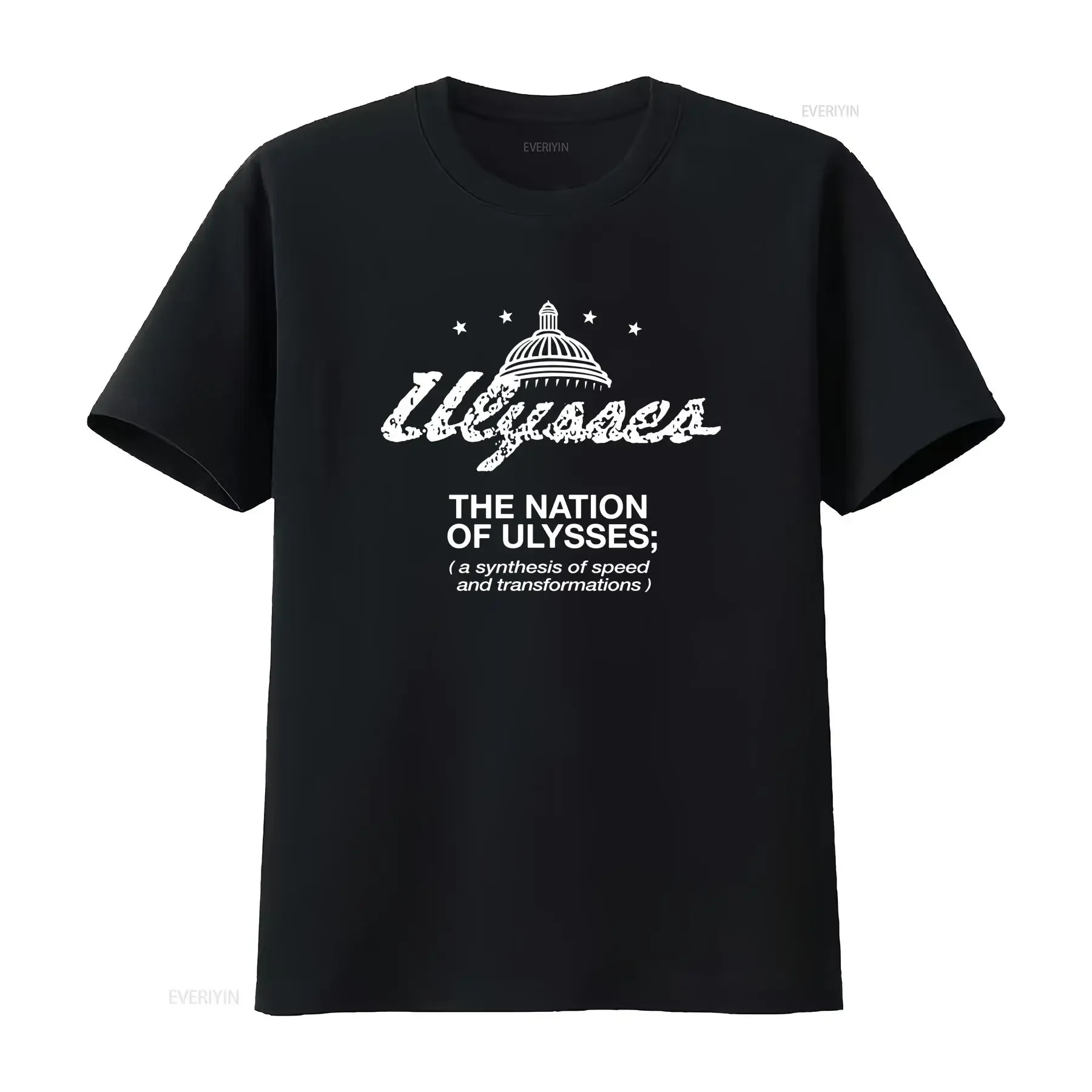 The Nation of Ulysses Capitol T Shirt Hardcore Post Punk Hoover Fugazi Make Up Lungfish vintage Washed Unisex Comfortable