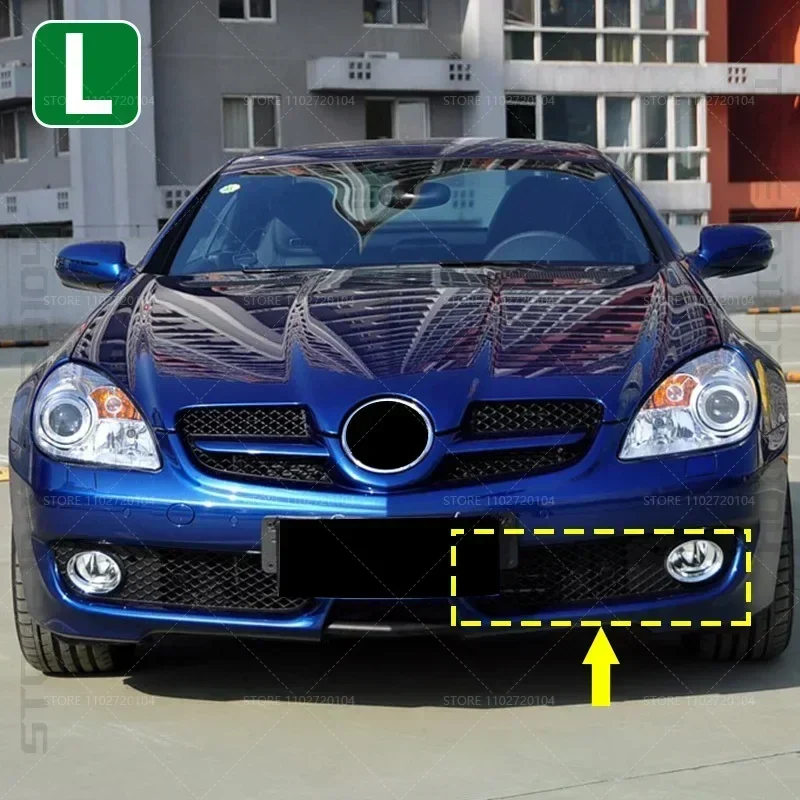 Voor 2009-2011 W171 Mercedes Benz SLK200 SLK300 SLK350 Front Lower Bumper Grille Mistlamp Frame Cover 1718800524 1718800624