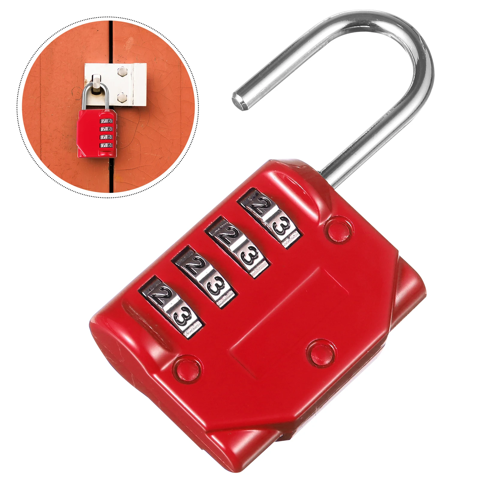 

Small Password Lock Padlock Suitcase Luggage Bags Safe Household Zinc Alloy Journey Travel