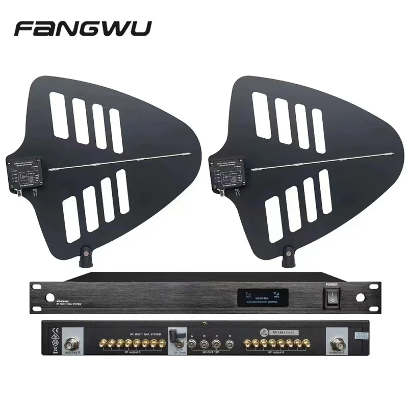 

Distributor Antenna Distribution System Wireless Microphone 16 UHF Channel Signal Booster Amplifier