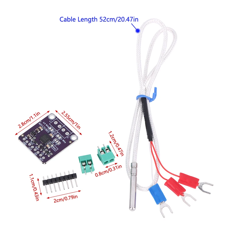 MAX31865 Widerstand Temperatur Detektor Modul RTD Sensor Mit PT100-PT1000 Thermoelement Elektronische DIY Board Für Arduino