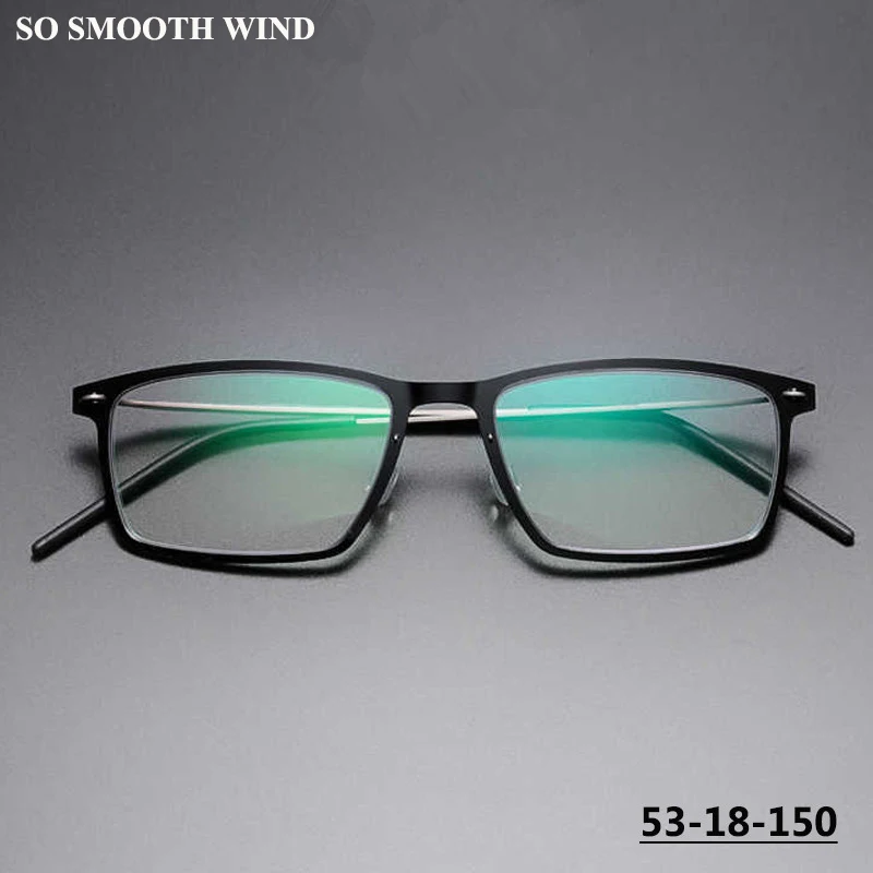 

Denmark Brand Screwless Glasses Frame 6544 Men Square Business Eyewear Titanium Acetate Eyeglasses Women Spectacles Frames Gafas