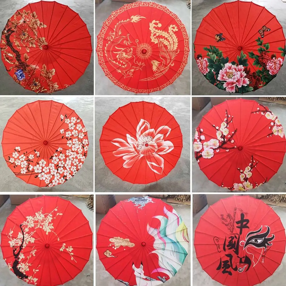 

Chinese Antique Style Oiled Paper Umbrella 10 Colors Women Decorative Umbrella Costumes Photography Umbrella Dance Performance