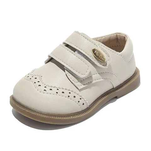 Baskets Plates en Cuir pour Enfant, Chaussures Décontractées, Basses, pour Fille et Garçon