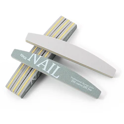 5/10 Pcs/Lot Professional Nail Files Set 220/280 Grit Sandpaper Halfmoon Nails Buffer File Block Manicure Accessories And Tools