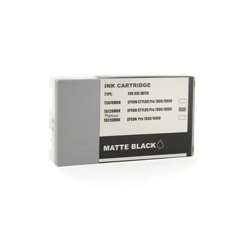 EPSON MATTE Black alternative ink cartridge E6128, replaces C13T612800 XET6128C imprimirbien.com