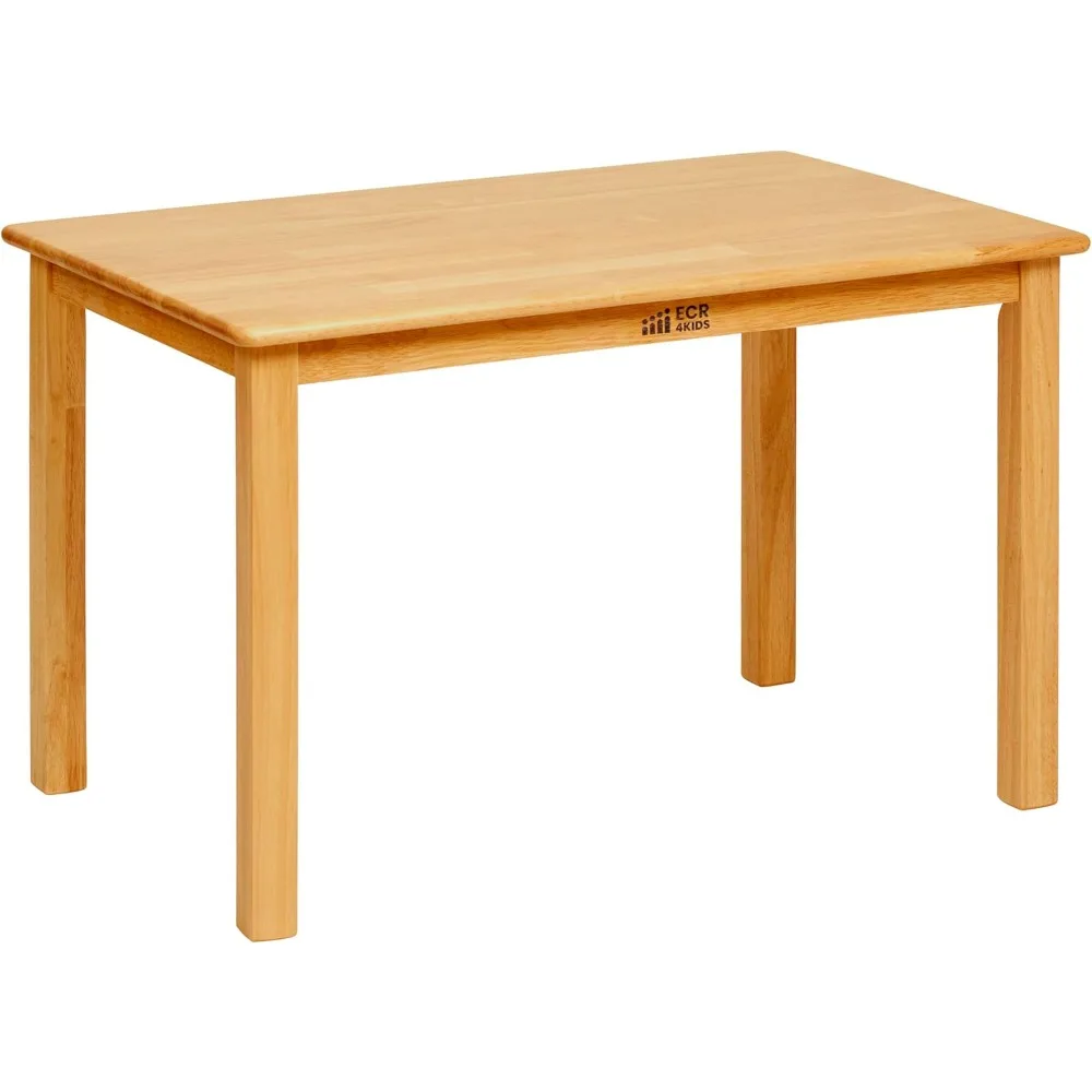 

Rectangular Hardwood Table with 22in Legs, Kids Furniture