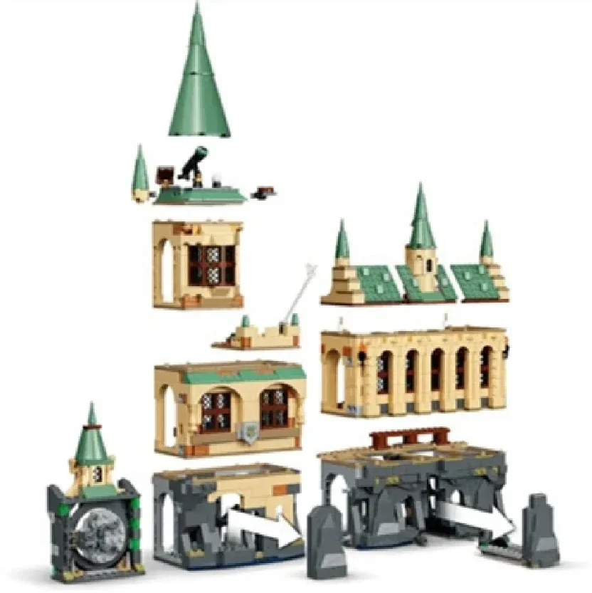 In Stock Magic Movie Compatible with 76389 1176PCS Chamber of Secrets Building model buiding kit block self-locking bricks toys