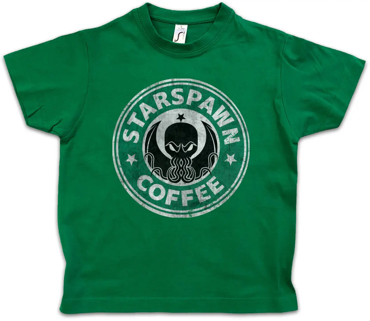 Футболка STARSPAWN COFFEE для мальчиков arlovecraft Miskatonic Spawn Cthulhu
