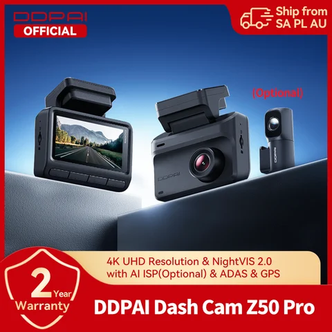 Видеорегистратор DDPAI Z50 Pro 4K с Wi-Fi, GPS и ночным видением — фото товара