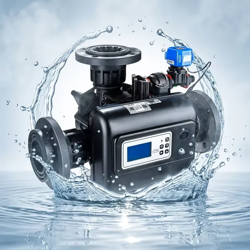 OEM Supplier Touch Screen Fully Automatic Water Treatment Control Valve 30-45m3/h Water Softener Valve