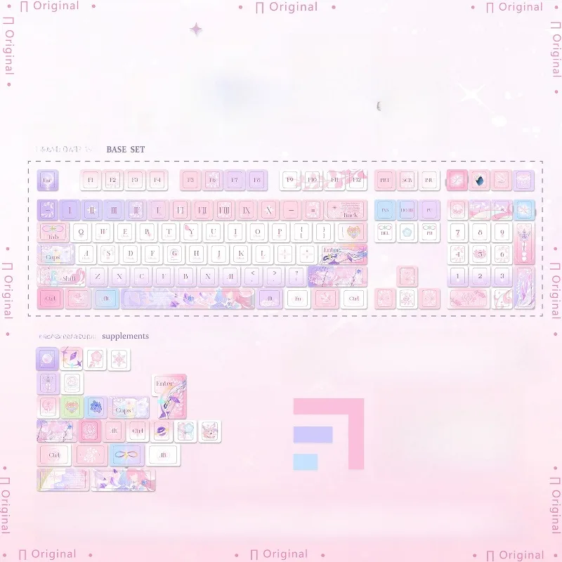 

Xilian Anime Theme Keycaps Set Customized PBT Sublimation Cherry Profile Keyboard Caps for Mechanical Keyboard Accessories Gift