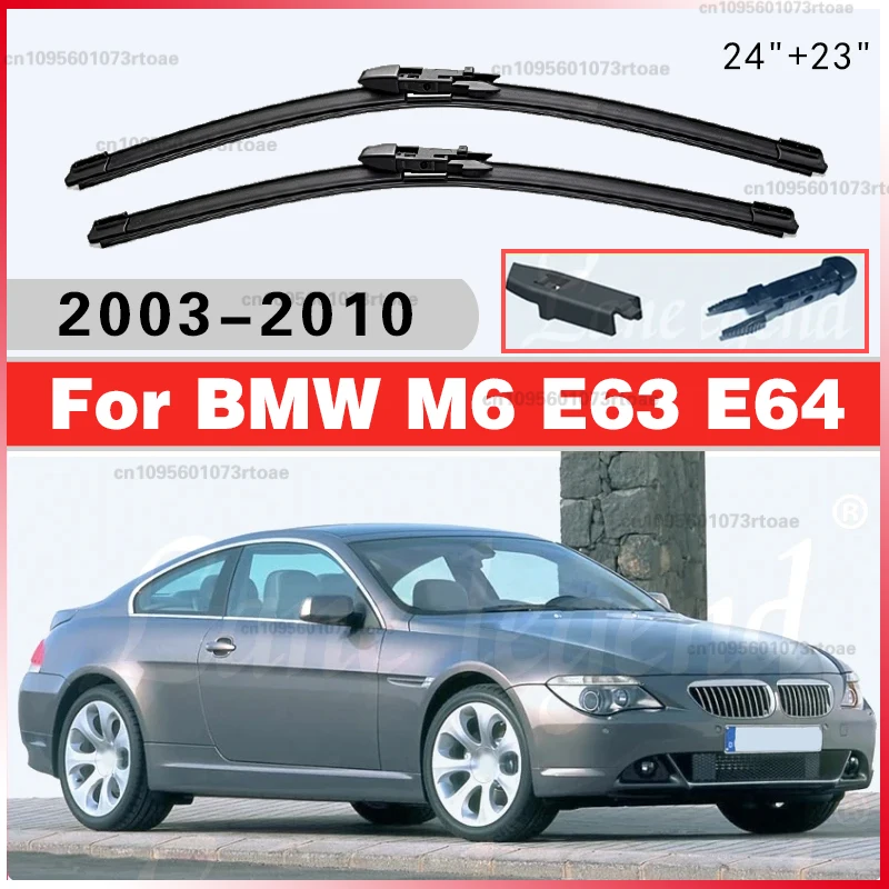 

24"+23" Windshield Windscreen For BMW 630Ci 630i 645Ci 650i M6 E63 E64 2003-2010 2004 2005 Front Window Wiper Front Wiper Blades