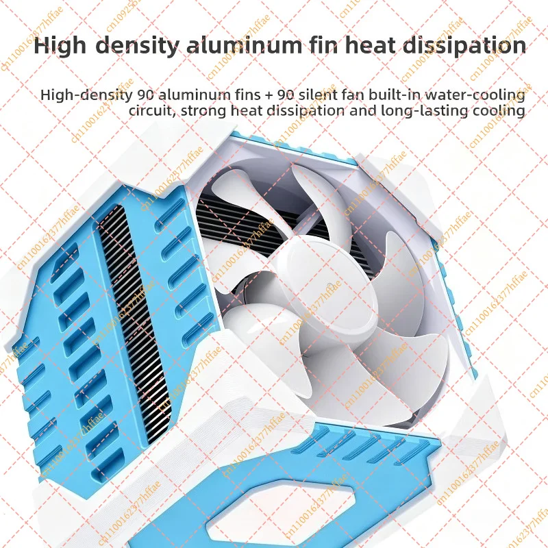 Semiconductor Mobile Phone Radiator, Silent Cooling Cooler For Tablet Gaming Water Cooling Heat Dissipation